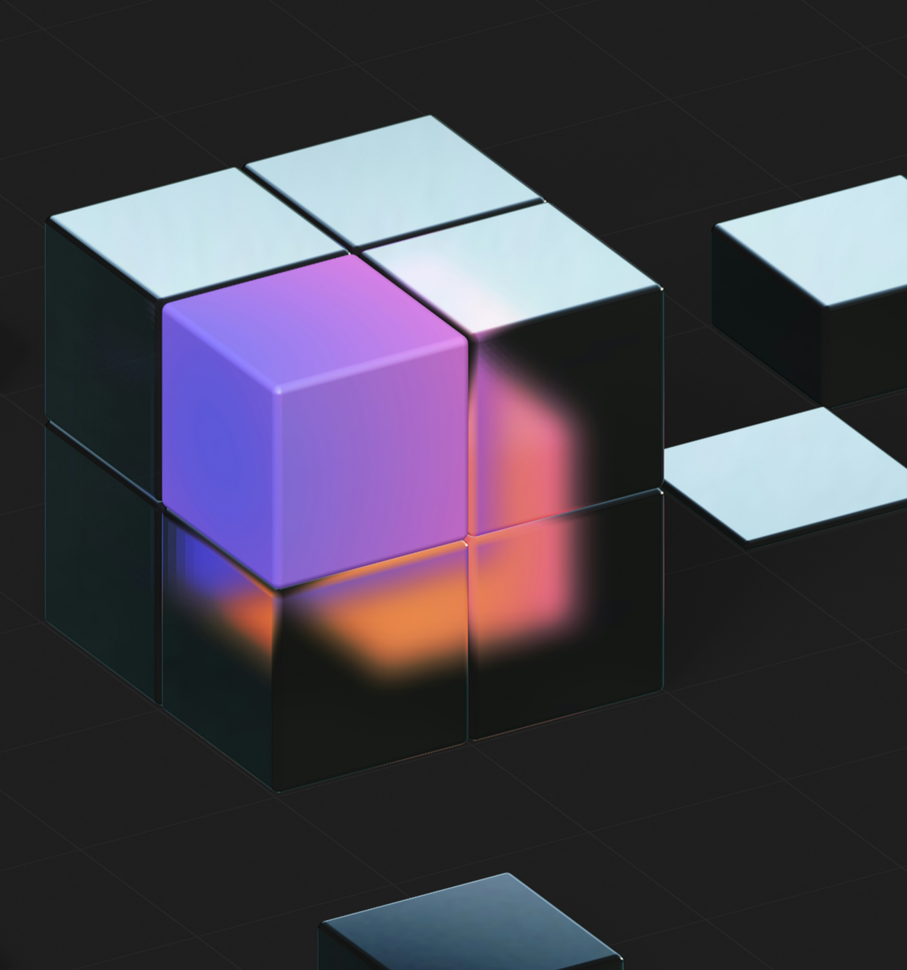 Configurable token tall 2-1