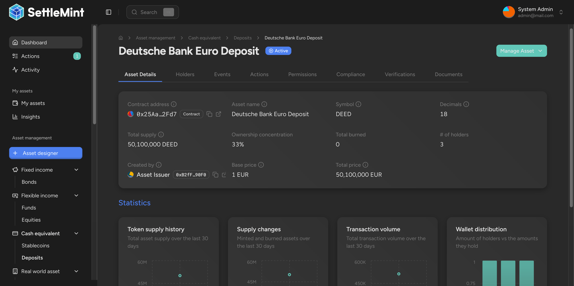 Deposits Details