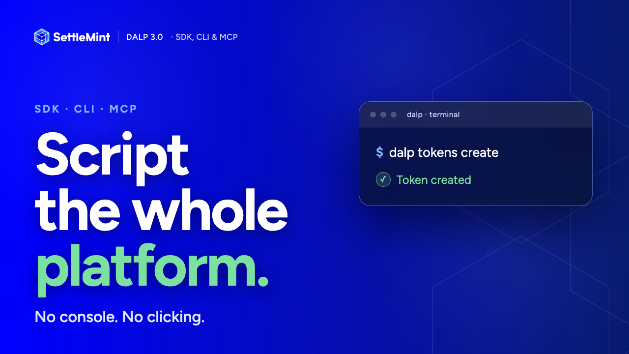 SDK, CLI and MCP
