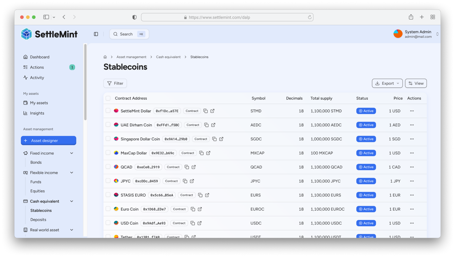 Safari - Stablecoins