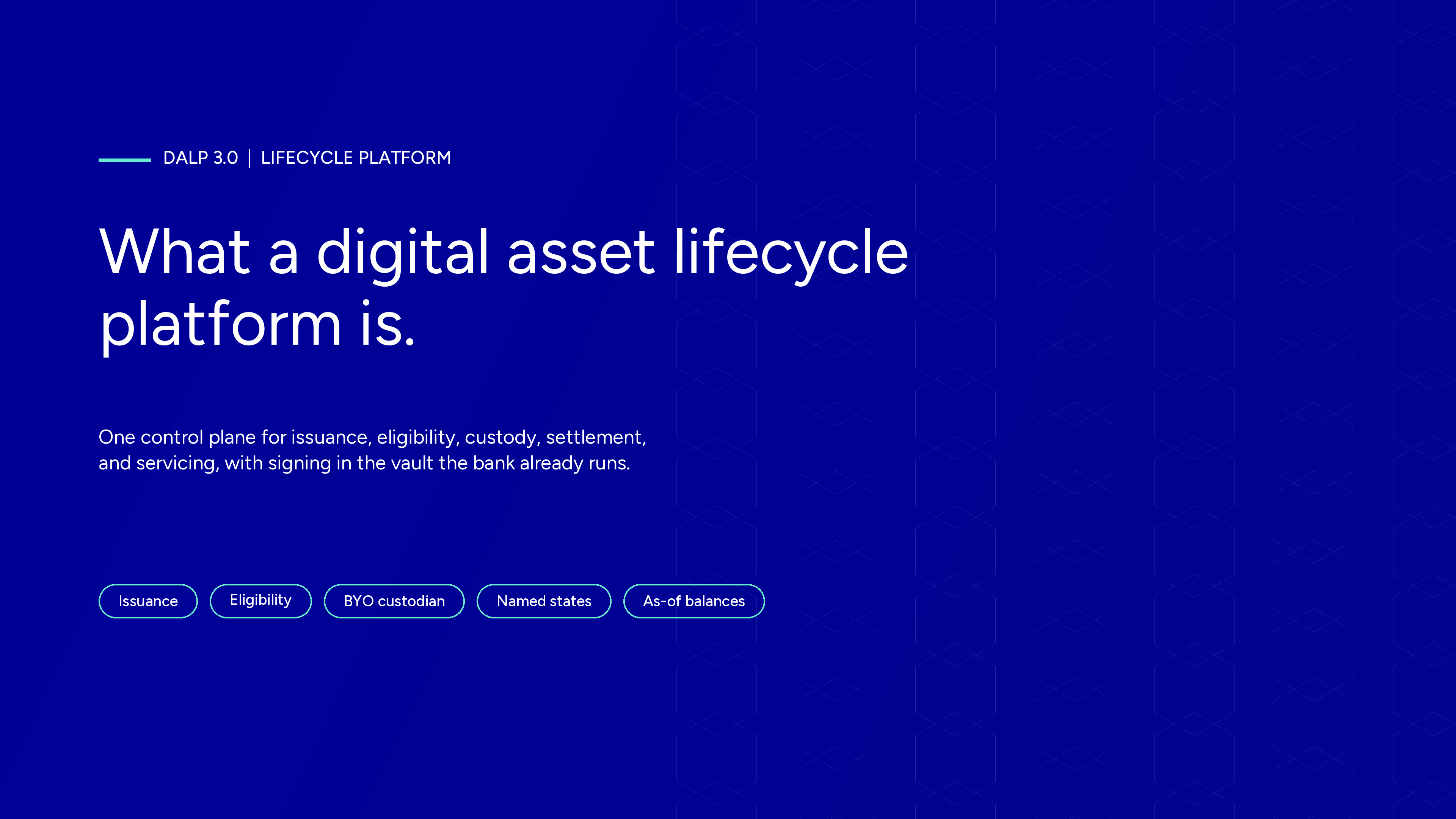 What a digital asset lifecycle platform is