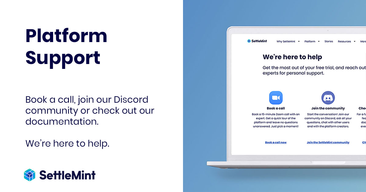 Blockchain platform support I SettleMint