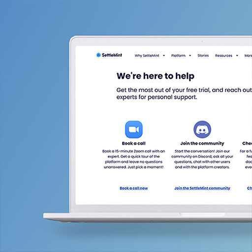 Blockchain developer support and community 